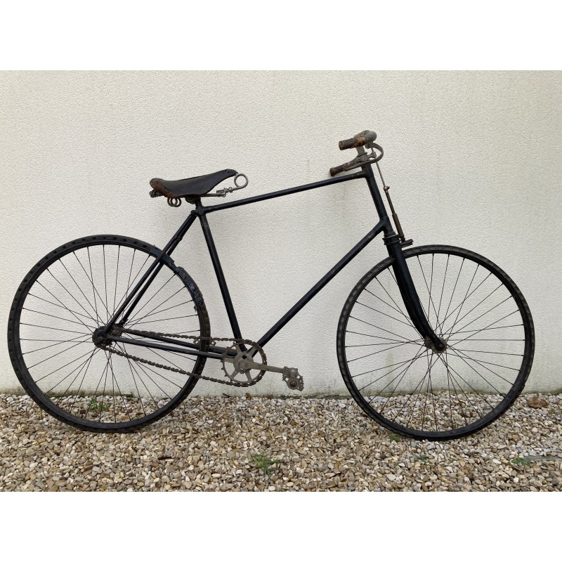 1895 (circa) - vélo homme à cadre montant marque inconnue - tension chaine excentrique et plateau démontable - C179