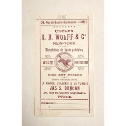 1896 - catalogue R.H. Wolff...