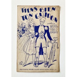 1947 - Partition "Tiens bien ton guidon" de Lucien Reynier et Louis Gasté - éditions Micro (Paris)