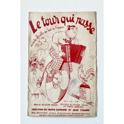1933 - Partition "Le tour qui passe" marche officielle du Tour de France 1933 - éditions Paul Beuscher (Paris)