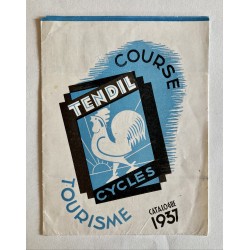 1937 - dépliant Cycles Tendil