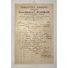 Billebault-Fournier à Saint Fargeau (Yonne) - Lettre à entête du 17 février 19??