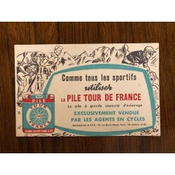 Buvard Pile Tour de France