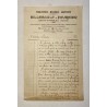 Billebault-Fournier à Saint Fargeau (Yonne) - Lettre à entête non datée
