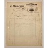 C. Mercier à Igny (Seine& Oise) - Lettre à entête du 31 janvier 1914