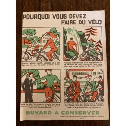 Buvard Pourquoi vous devez faire du vélo