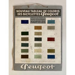 Panonceau des coloris des...