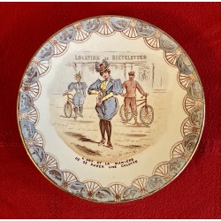 Assiette "Cycliste"  2 -...