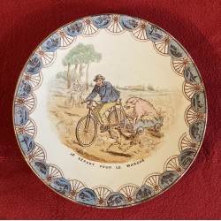 Assiette "Cycliste"  4 -...