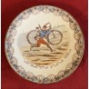Assiette "Cycliste"  5 - K&G Lunéville