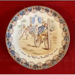 Assiette "Cycliste"  6 -...