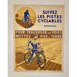 1958 - Affichette SNCF pour...