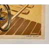 1958 - Affichette SNCF pour la sécurité à bicyclette