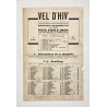 1942 - Vel' d'Hiv' - Programme du 15 novembre 1942