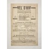 1942 - Vel' d'Hiv' - Programme du 8 février 1942