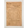 1942 - Velodrome de la Croix-de-Berny - Programme du 17 mai 1942