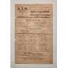 1942 - Velodrome de la Croix-de-Berny - Programme du 21 juin 1942