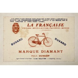 Buvard Cycles La Française - Marque Diamant