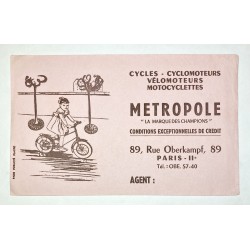 Buvard Cycles Métropole à Paris