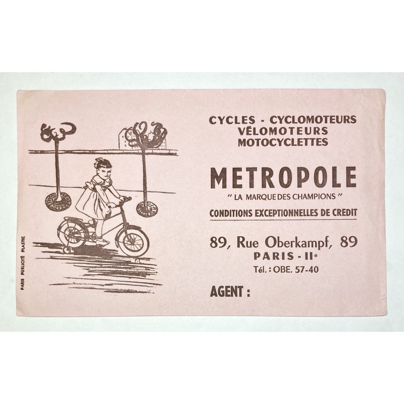 Buvard Cycles Métropole à Paris