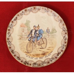 Assiette "Cycliste"  8 -...