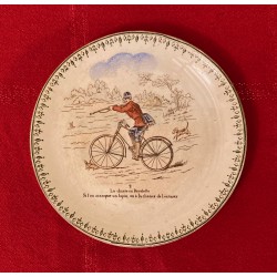 Assiette "les cyclistes"  2 - HB & Cie