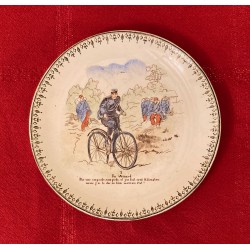 Assiette "les cyclistes"  3 - HB & Cie