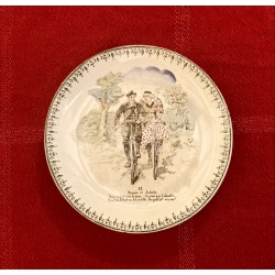 Assiette "les cyclistes" 12 - HB & Cie