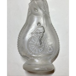 1908 (circa) - Bouteille Legras à décor de vélocipède et de grand bi