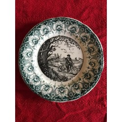 Assiette parlante - Où est mon compagnon? - Saint Amand et Hamage - série champêtre