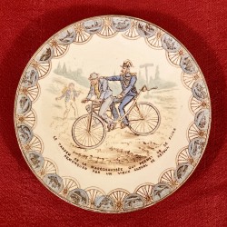 Assiette "Cycliste"  9 -...