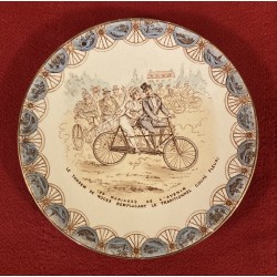 Assiette "Cycliste"  12 -...