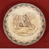 Assiette "Cycliste"  12 - K&G Lunéville