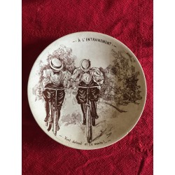 Assiette parlante - série Le vélo - Saint Clément 1