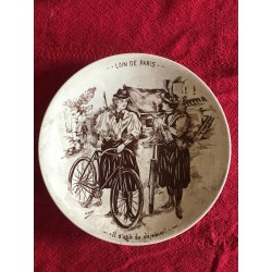 Assiette parlante - série Le vélo - Saint Clément 2