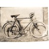 1920 (circa) - photo d'un vélo Le Chemineau à changement de vitesses et pneus ballons