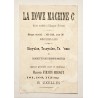 1890 (circa) - chromo / carte de visite pour la Howe Machine Co à Bruxelles