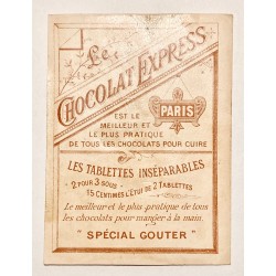 1900 (circa) - Chromo "Le Cyclisme" - Chocolat express Grondard (Paris)