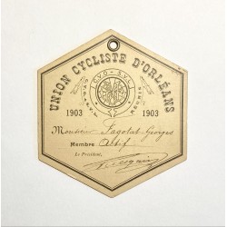 1903 - carte de membre de...