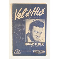 1948 - Partition "Vel'd'Hiv" de Georges Ulmer - Editions R. Salvet