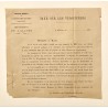 1893 - Notice explicative pour la perception et tenue du registre de la taxe sur les vélocipèdes - Allier
