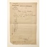 1899 - Correspondance entre le contrôleur des impôts et la mairie de Billy concernant la taxe sur les vélocipèdes