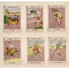 1960 (circa) - Jeu de 7 familles sur le thème des transports (dont famille vélo)