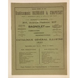 1933 - Catalogue des Ets...