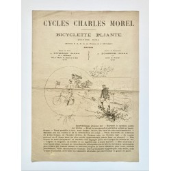 1894 - Feuillet Bicyclette...