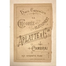 1890 (circa) - Chromo représentant une bicycliste