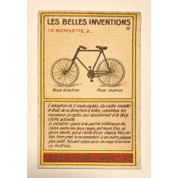 1950 (circa) - Image à collectionner des produits Raoul à La Rochelle (Charente-Maritime) - La Bicyclette 2