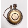 Boitier de Montre à gousset illustré d'une course cycliste (vers 1910)  Transformé en briquet