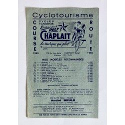1950 - Feuillet tarif...