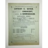 1892 - catalogue des cycles Crescent à Birmingham (angleterre) représentés par Arthur E. Sayer